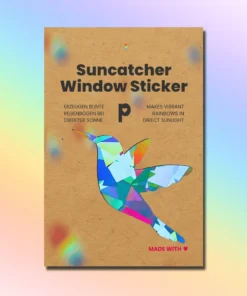 Plottkowski Suncatcher Window Sticker 2er Set | Kolibri