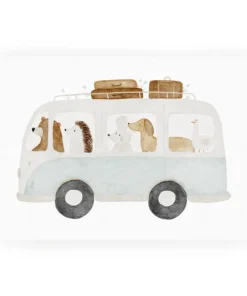 Postkarte Bus
