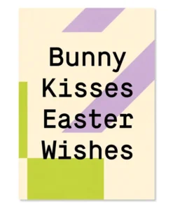 Kleine Prints Postkarte | Bunny Kisses