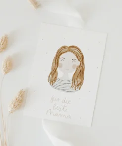 Hej Hanni Postkarte | BESTE MAMA
