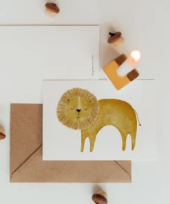 Postkarte von Hej Hanni Löwe