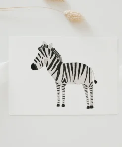 Postkarte Hej Hanni ZEBRA
