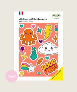 Reflektierender Aufkleber / Sticker | Good Vibes - von Rainette