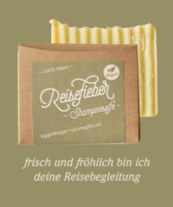 Feste Shampooseife mit Brennessel | Reisefieber – 100% NATUR von Toggenburger Naturseifen