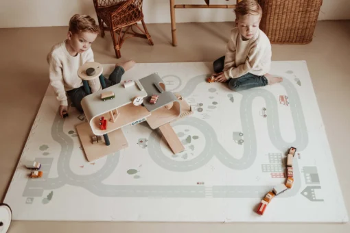 Play&Go Wende Puzzlematte 6 STK (120cm x 180cm) | Strasse / Icons – Bild 4