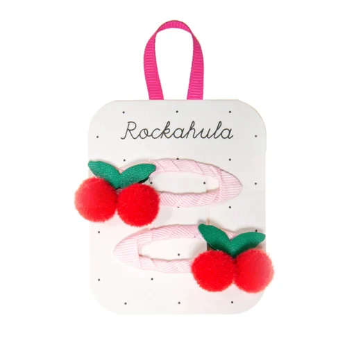 Rockahula Haarspangen | Sweet Cherry Pom Pom