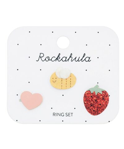 Rockahula Kinder Fingerringe Set | Strawberry Fair