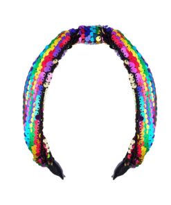 Rockahula Pailletten Haarreif | rainbow