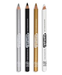 Alternative view of Namaki Kinder BIO Schminkstifte 4er Set | gold - silber - schwarz - weiss