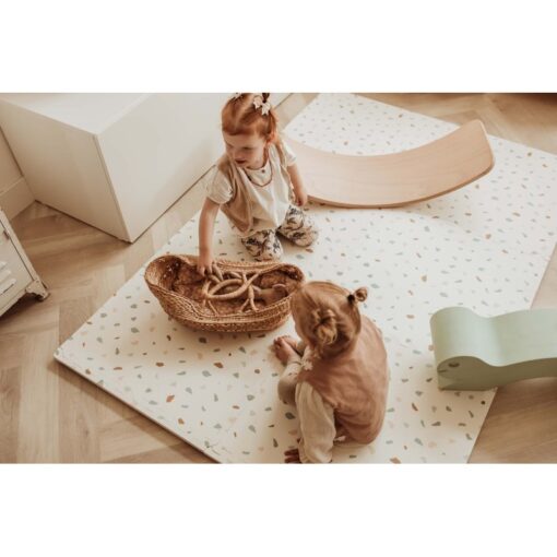 Play&Go Wende Puzzlematte 6 STK (120cm x 180cm) | Dorf / stone