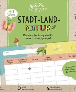 pen2nature Spielblock | Stadt-Land-Natur (ab 8 J.)