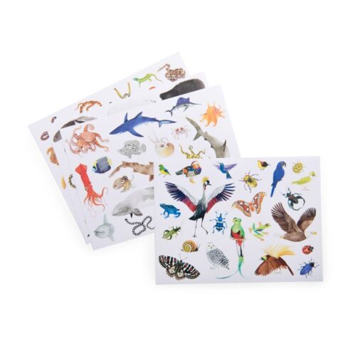 Moulin Roty Stickers (78 Stk) | Tiere rund um die Welt