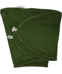 Hobea Bezug für Stillkissen Musselin | Cord moosgrün