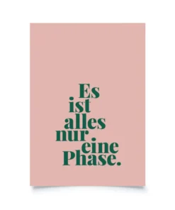 Tadah Postkarte | Es ist alles nur eine Phase