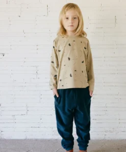 Tiralahilacha Kinder Frottee Hose Galina | Mitternachtsblau