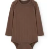 Tiralahilacha Langarm Body (100% Bio-Baumwolle) TEA | braun