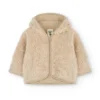 Tiralahilacha Baby Sherpa Jacke aus Bio-Baumwolle TIN | Ecru