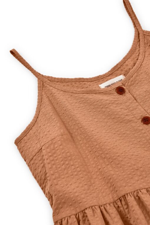Tiralahilacha ERW Bio Baumwollkleid mit Träger BELINDA | rosa – Bild 6