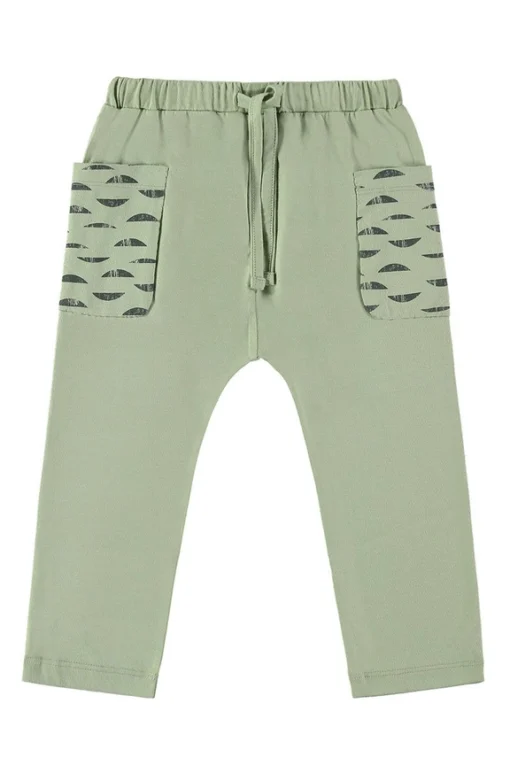 Tiralahilacha leichte Kinderhose EDEL | grün – Bild 2