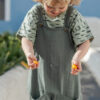 Tiralahilacha Musselin Jumpsuit EINES | Grün