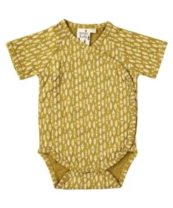 Tiralahilacha Wickel-Body kurzarm ENAR | Ethnic Mustard