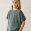 Tiralahilacha Unisex Waffel oversize T-Shirt HACO | blau