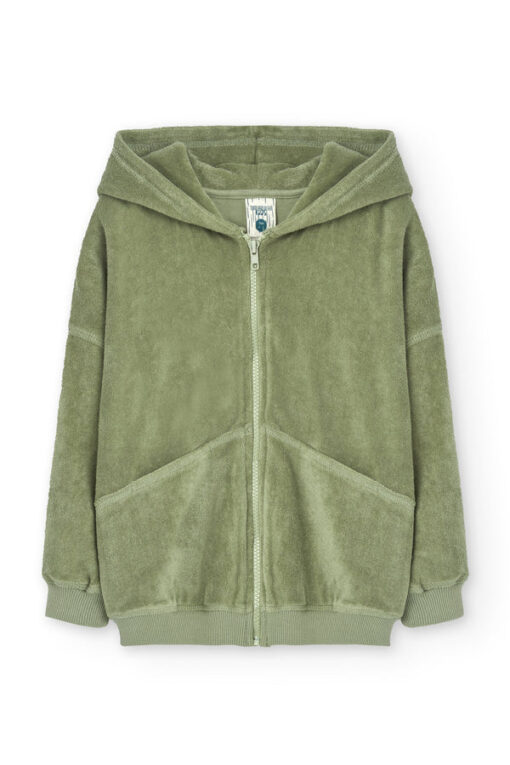 Tiralahilacha Kinder Sweatshirt Helmi | Frottee grün