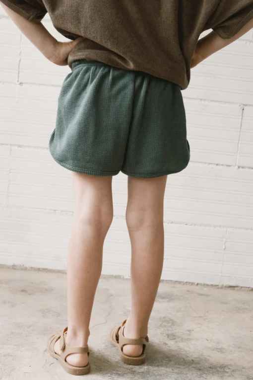 Tiralahilacha Waffel Kinder Shorts HUALI | blau