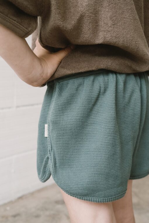 Tiralahilacha Waffel Kinder Shorts HUALI | blau