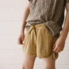 Tiralahilacha Waffel Kinder Shorts HUALI | Mustard