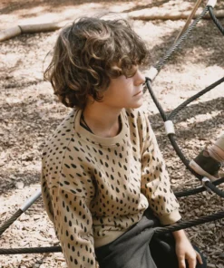 Tiralahilacha Kinder unisex Pullover JAY | Beige Stones
