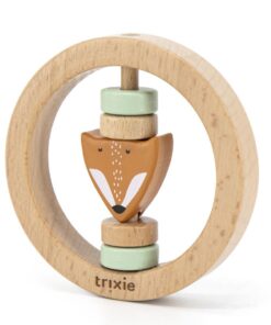 Trixie Baby Holzrassel rund (ab 6m +) | Fuchs