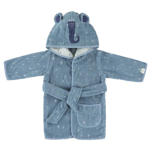 Trixie Bademantel 100% Bio Baumwolle (1-2 J.) | Elefant