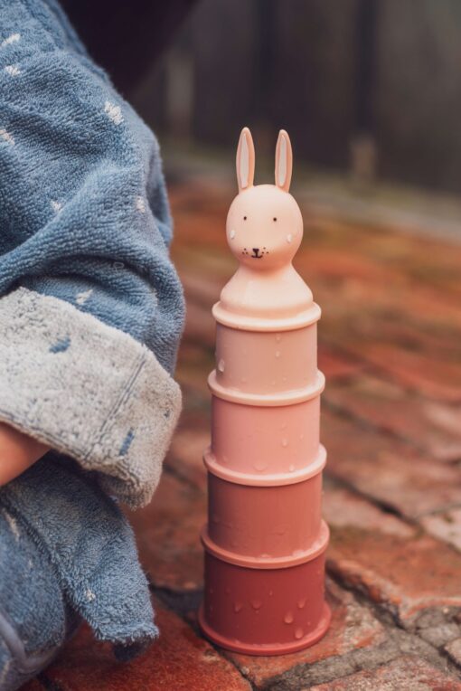 Trixie Silikon Stapelbecher 5er Set | Mrs. Rabbit – Bild 2