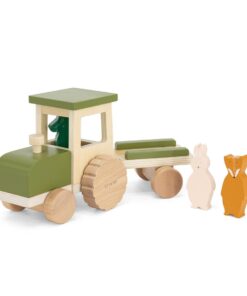 Trixie Holz Traktor mit Anhänger (ab 18m +)