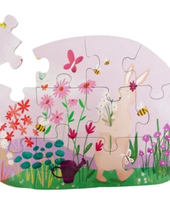 Alternative view of Trixie Puzzle (12 grosse Teile / ab 3 J.) | Hase mit Blumen