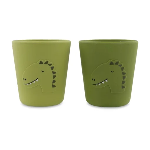 Trixie Silikon Becher 2er Set | Dino – Bild 3