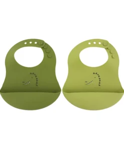 Alternative view of Trixie Silikon Lätzchen 2-pack | Dino