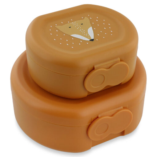 Trixie 2er-Set Snackboxen mit Clip | Fuchs