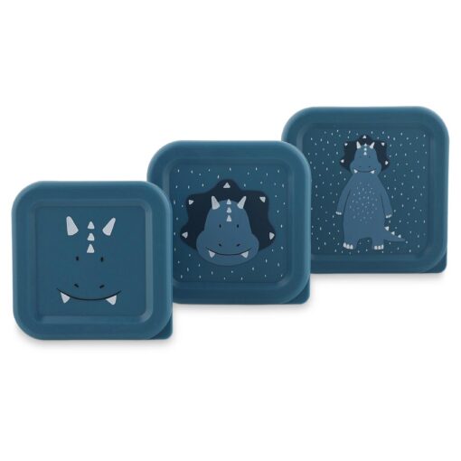 Trixie 3er-Set Snackboxen stapelbar | Triceratops