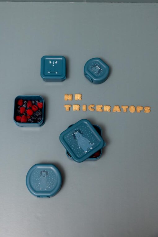 Trixie 3er-Set Snackboxen stapelbar | Triceratops – Bild 4