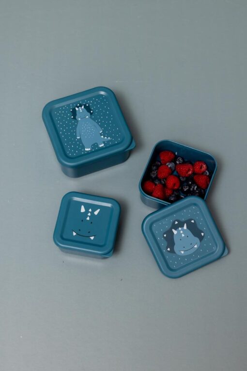 Trixie 3er-Set Snackboxen stapelbar | Triceratops – Bild 2