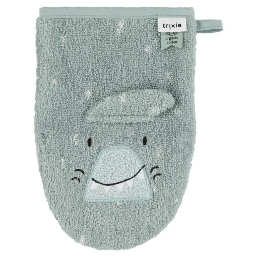 Trixie Waschhandschuh klein 2er Set | Hai und Dino – Bild 3