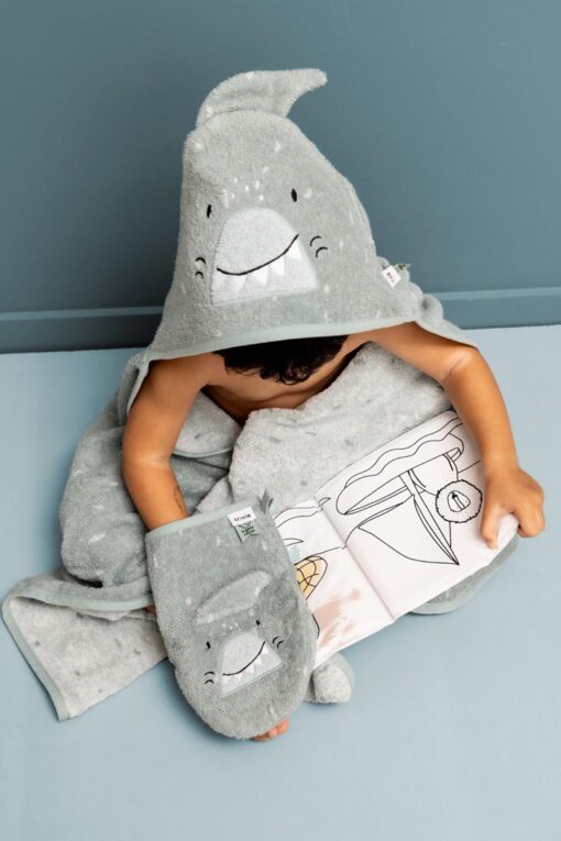 Trixie Waschhandschuh klein 2er Set | Hai und Dino – Bild 4