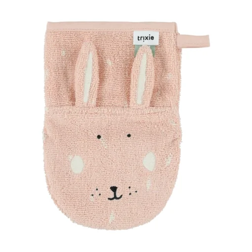 Trixie Waschhandschuh klein 2er Set | Katze und Hase