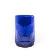 Upcycling Kinder Trinkglas blau | Schmetterling
