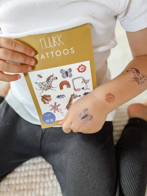 Vegane Bio Tattoos WUNDERLAND von Nuukk