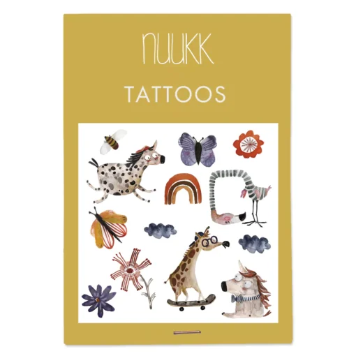 Vegane Bio Tattoos WUNDERLAND von Nuukk