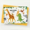 VIERUNDFÜNFZIG Klappkarte | Happy Birthday Dschungelparade
