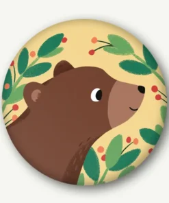 VIERUNDFÜNFZIG Magnet (37mm) | Bär